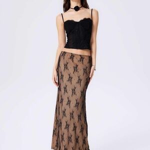 Shein lace skirt